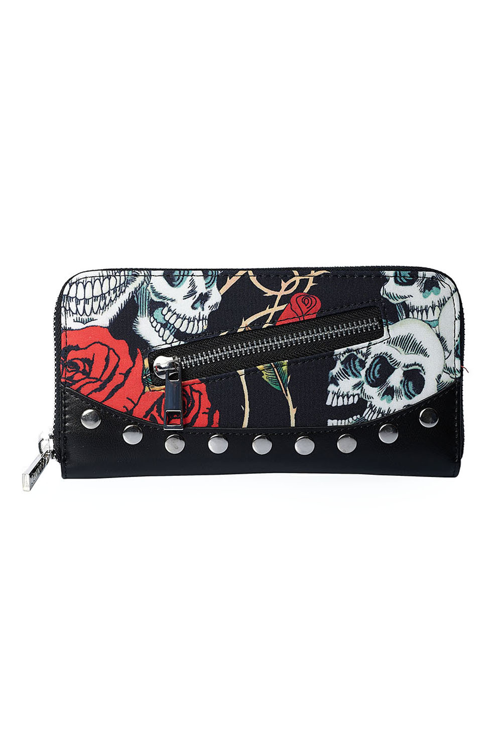  SKULLS AND ROSES WALLET BRAND : BANNED