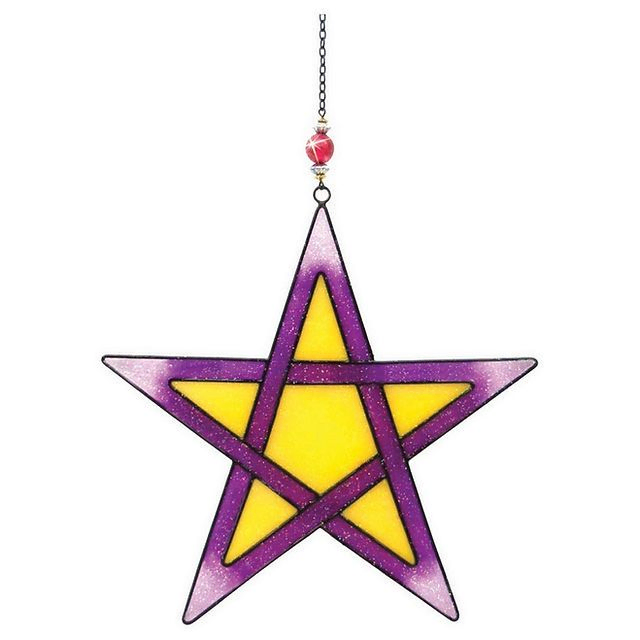 Witches of pendle pentagram suncatcher