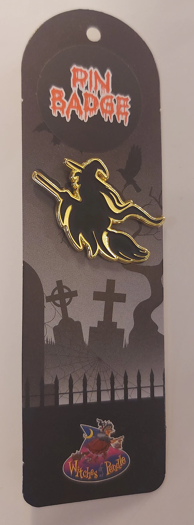 Witches of pendle pin badge witch 2 