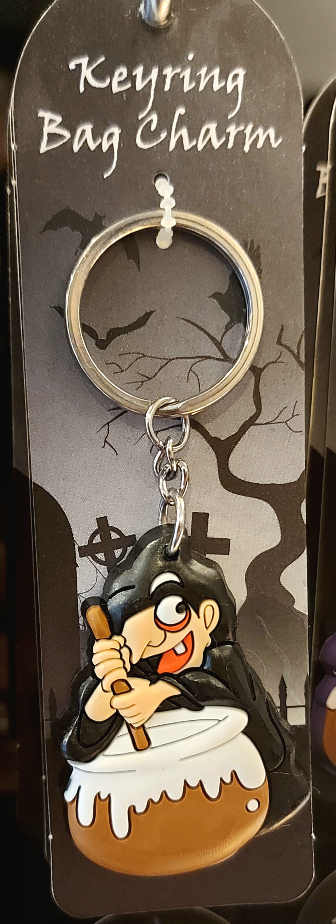 Witches of pendle 3d keyring mildred
