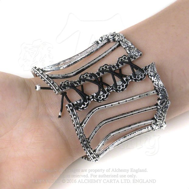 Alchemy Gothic Tightlace Corset Bangle Bracelet