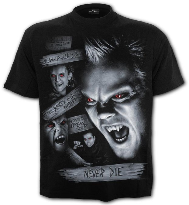 THE LOST BOYS - NEVER DIE - T-Shirt Black