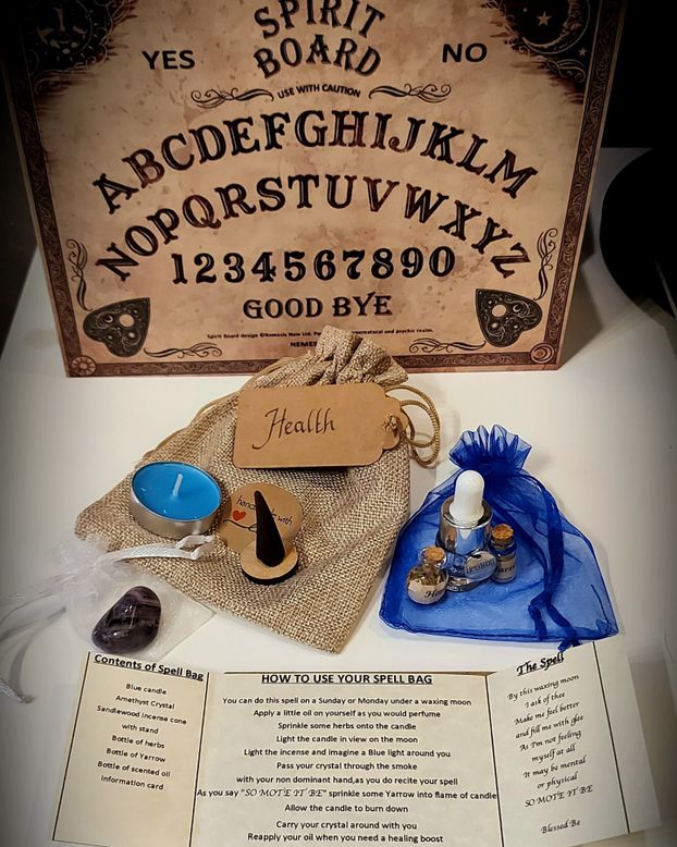 Spell bag with health