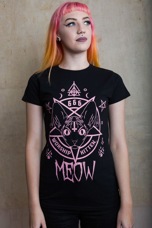Kitten 666 Womens T Shirt