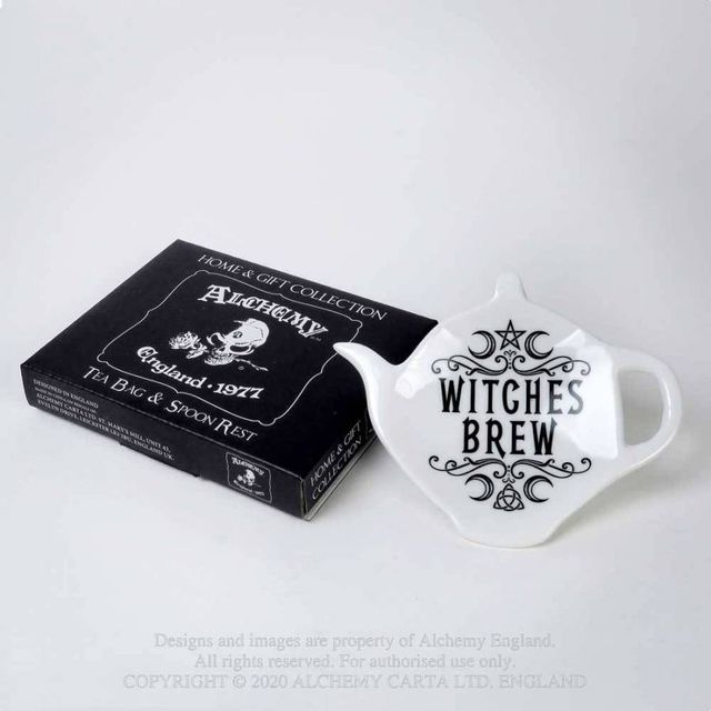 ALCHEMY ENGLAND WITCHES BREW: TEA SPOON HOLDER/REST (SR4)