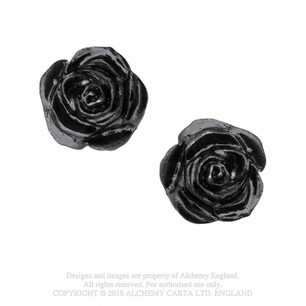 E339 The Romance of Black Rose Stud