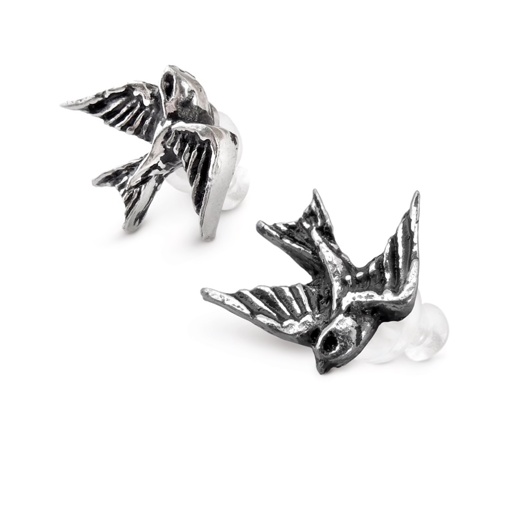 Alchemy England ULFE4 - Swallow Earrings