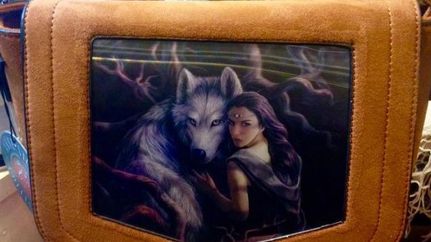 Lenticular handbags with standout designs by artists such as Anne Stokes and Lisa Parker