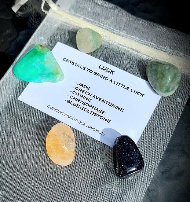 Luck crystal healing set