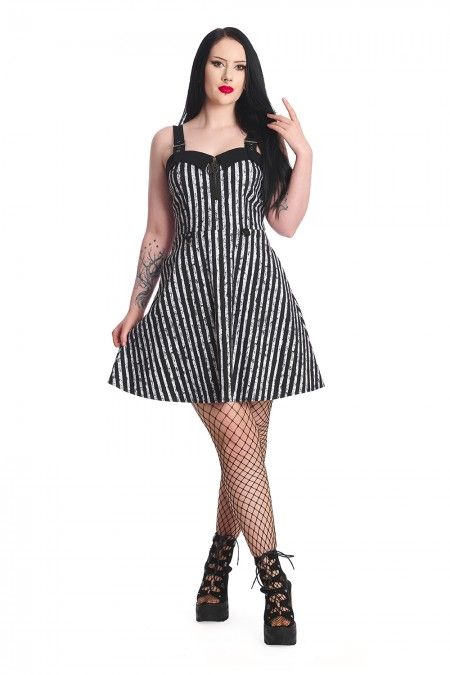 BANNED SPOOKY NIGHTWALKS FLAIRED DRESS