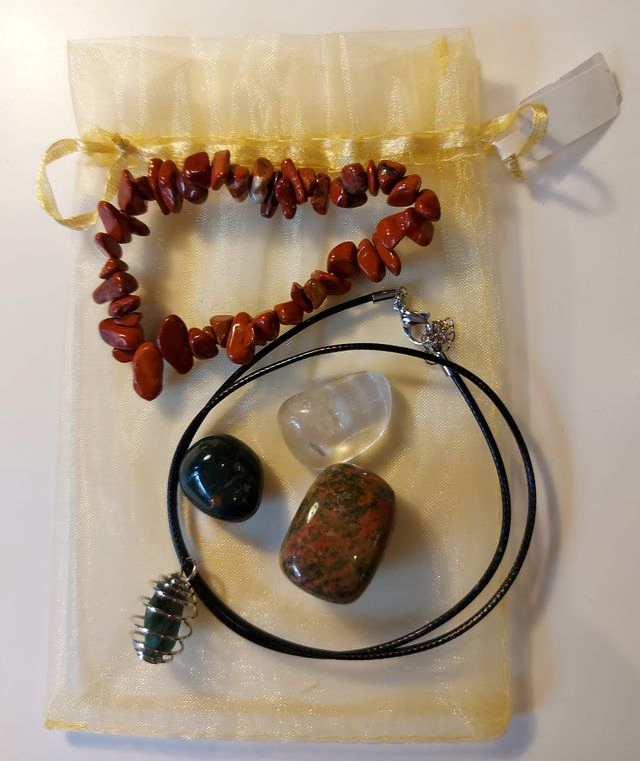 Get well soon healing crystal set