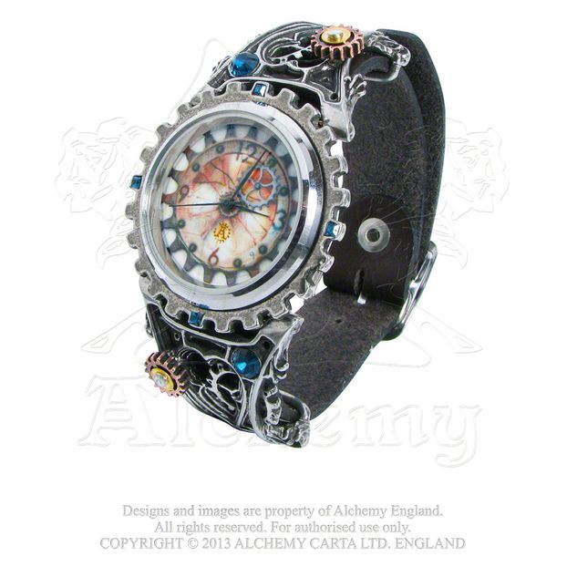 Alchemy Empire: Steampunk Telford Chronocogulator Timepiece Watch