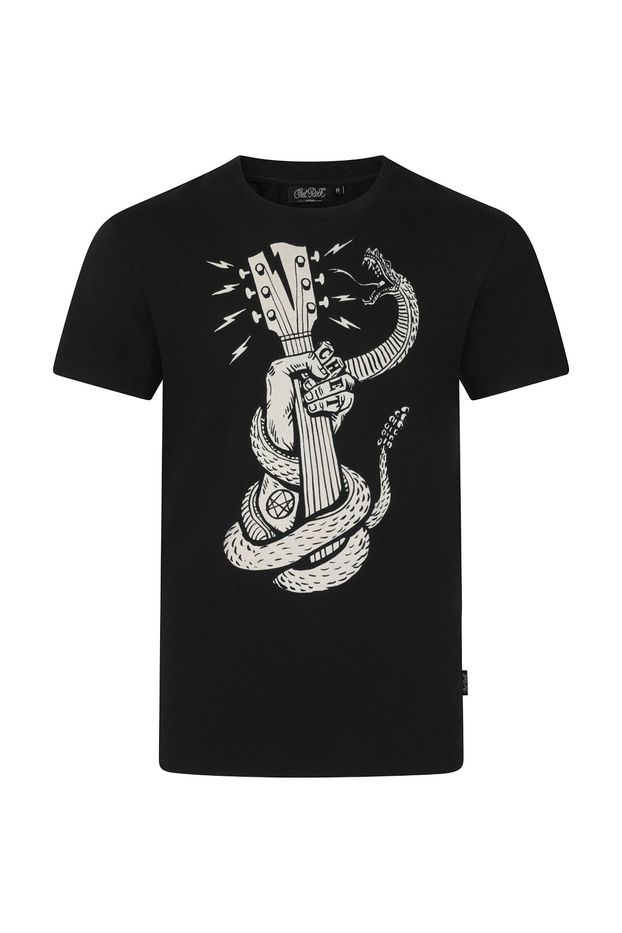 CHET ROCK FIST AND SNAKE T-SHIRT