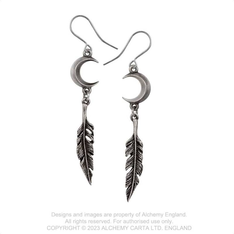 Alchemy England pagan dreamcatcher earrings