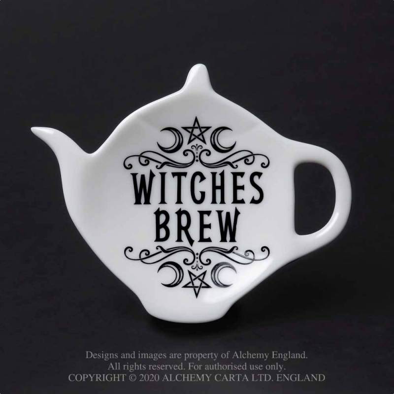 ALCHEMY ENGLAND WITCHES BREW: TEA SPOON HOLDER/REST (SR4)